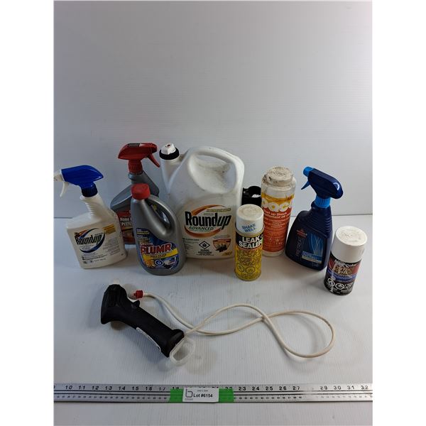 Various Chemicals - Home Pest Control, Liquid Plumr & Acetic Acid and Pull N Spray-Cannot Ship