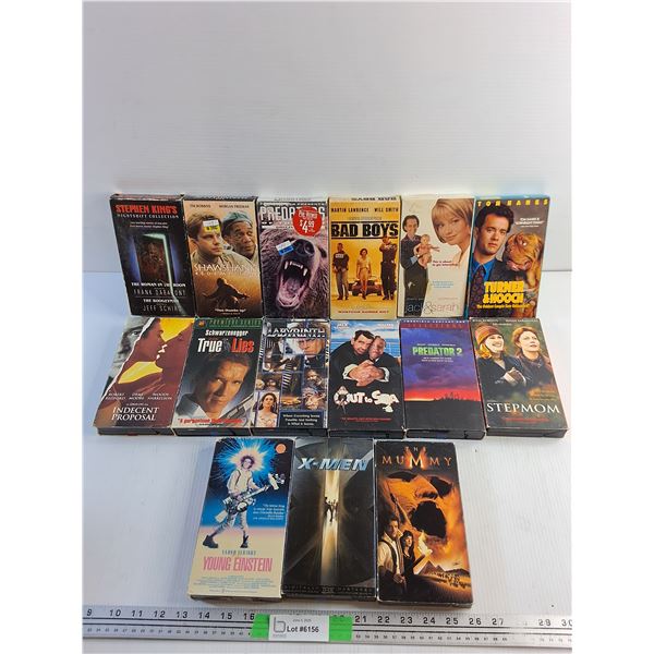 Various VHS Movies - Bad Boys, X Men and The Boogeyman