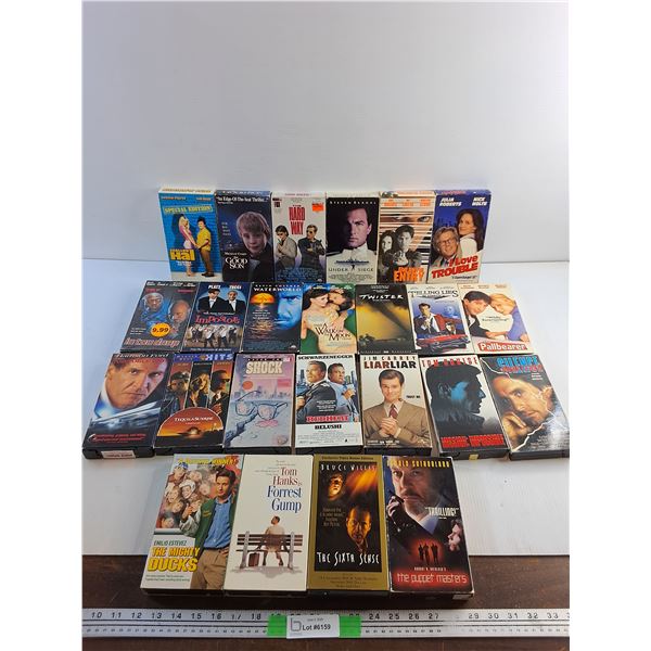 Various VHS Movies - RedHeat, Shallow Hal and The Mighty Ducks