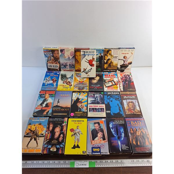 Various VHS Movies - Bad Girls, Rushmore and Van Damme Death Warrant