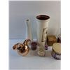 Image 2 : Various Scented Candles, Candle Cups and Flower Vases