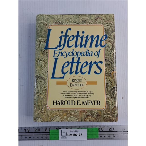 Lifetime Encyclopedia of Letters Book by Harold E Meyer
