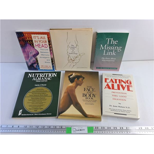 Various Books - The Missing Link, Nutrition Almanac and Eating Alive