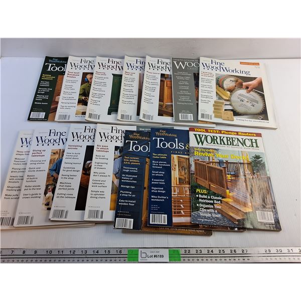 Fine Wood Working and WorkBench Magazines