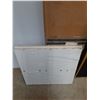 Image 2 : HVAC Air Filter 38 x 10" and (2) Pressed Wood Panels 22 x 22"