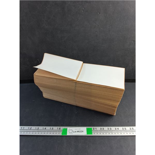 Stick On Labels 6 x 4"