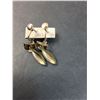 Image 3 : ^ Vintage MCM Style Metal Clip-On Earrings