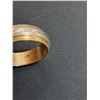 Image 2 : ^ Wedding Band - 10K Gold Stamp - Ring Size 8.75 -