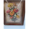 Image 2 : Floral Art in Frame  & Wolf Mantle Decor