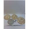 Image 1 : (4) Vintage Glass Light/Lamp Shades