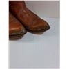 Image 2 : Men's Leather Cowboy Boots - Size 11.5