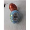 Image 3 : Easter Lot- Ceramic Storage Figurines, Candle, Misc.