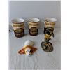 Image 2 : (5) Ceramic Mugs, Puppy & Toucan Figurines