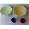 Image 3 : (4) Ceramic Bowls, (4) Egg Cups