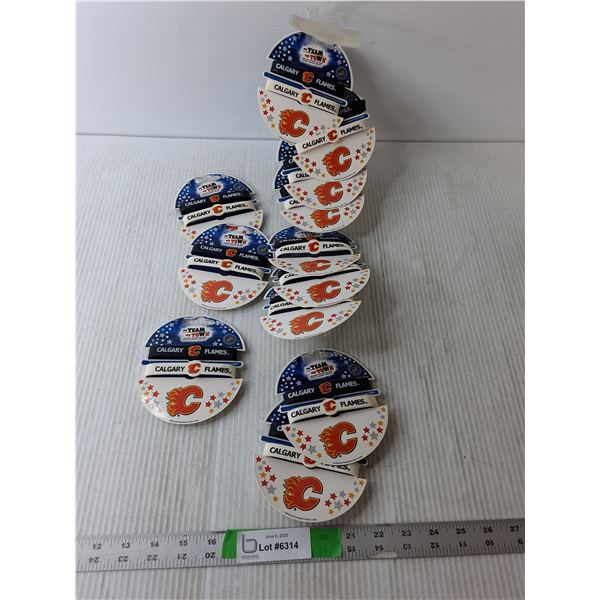 (12) Sets of Calgary Flames Bracelets