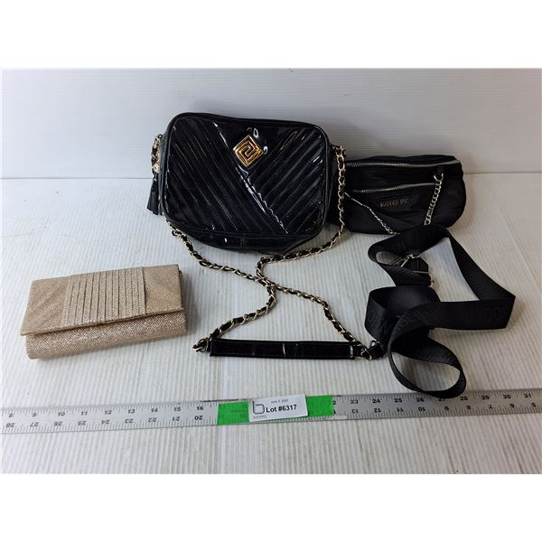 (3) Purses- Madden NYC, Le Chateau, Other