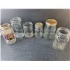 Image 2 : (12) Glass Jars- Varying Sizes Up to 7" Tall