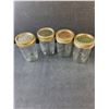 Image 2 : (12) Glass Jam Jars with Lids 4.25" Tall