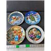 Image 1 : (4) Avon Christmas Plates 8.25"