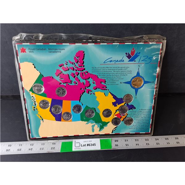 Canada 125th Anniversary Coin Set