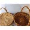 Image 2 : (2) Woven Baskets, (8) Wooden Utensils