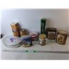 Image 1 : (9) Food Tins- After Eight, Carnation, St. Chocolat, Misc.