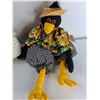 Image 4 : Handcrafted Stuffed Rooster, Stuffing Filled Hat, Stuffed Crow