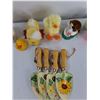 Image 4 : Easter Decorations - Decorative Trowels, Stuffed Ducks, Egg Candles, Misc
