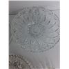 Image 6 : (4) Glass Serving Plates, (1) Glass Serving Bowl, (1) Glass Bowl