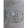 Image 7 : (4) Glass Serving Plates, (1) Glass Serving Bowl, (1) Glass Bowl