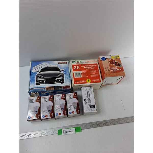 Platinum Maintenance Kit, (7) Boxes Of Light Bulbs - As Is  -  Pick Up Preferred
