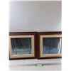 Image 1 : (2) Wood Framed Pictures