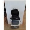 Image 1 : (2) Storage Totes And Posture Perfect Massage Cushion - As Is - CANNOT SHIP