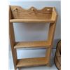 Image 2 : Wooden Rack And Wooden Basket
