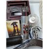 Image 2 : Assorted Items - Hangers, Photo Album, Wooden Rack, Misc