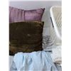 Image 2 : Assorted Items- Laundry Basket, (2) Pillows , Pillowcases, Misc