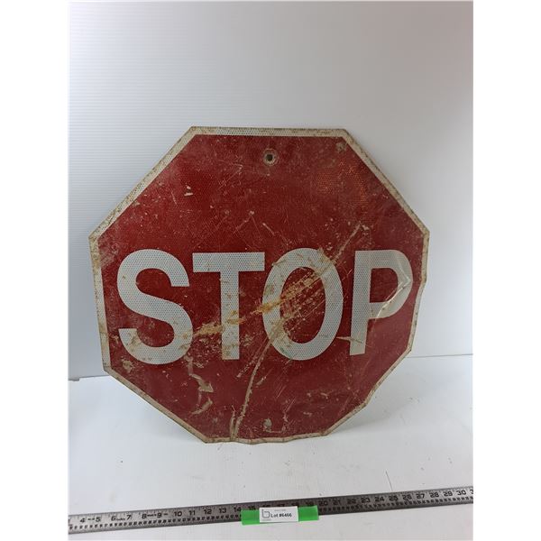 Stop Road Sign - 24'' x 24''  -  PICK UP