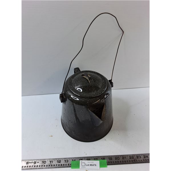 Enameled Metal Kettle