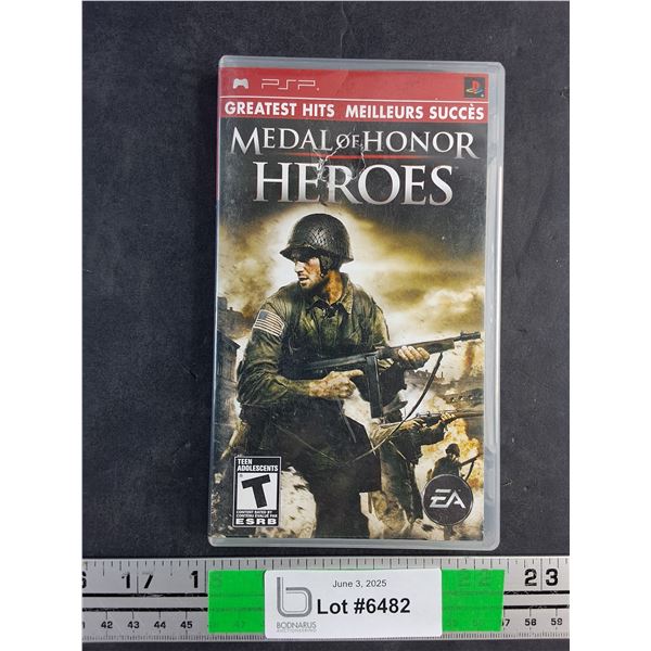 Medal of Honor Heroes PSP Game