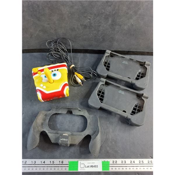 Comfort Grip Cases and SpongeBob Controller