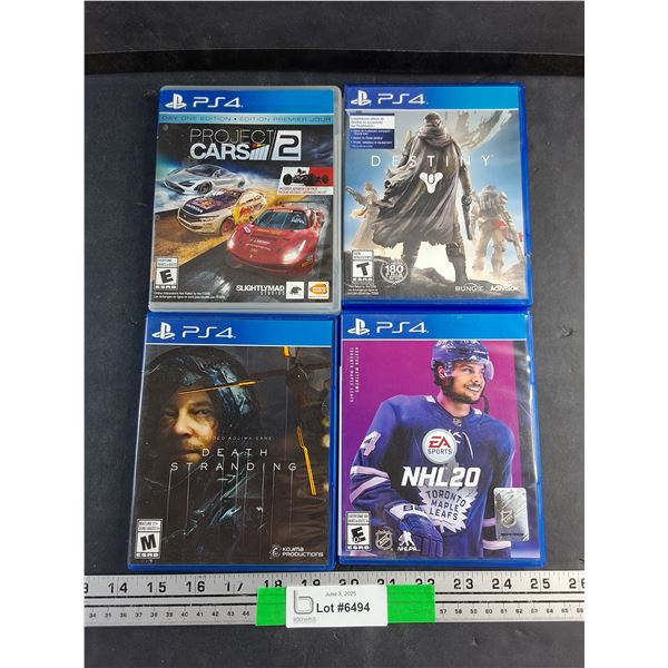 PS4 Games - Project Cars 2, Destiny and Death Stranding