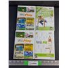 Image 1 : (4)  Wii Games - Wii Play, My Fitness Coach and Wii Fit