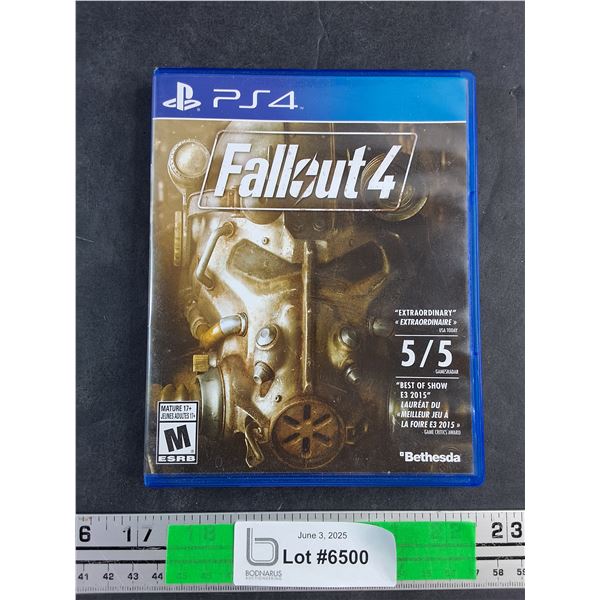 PS4 Fallout 4 Game