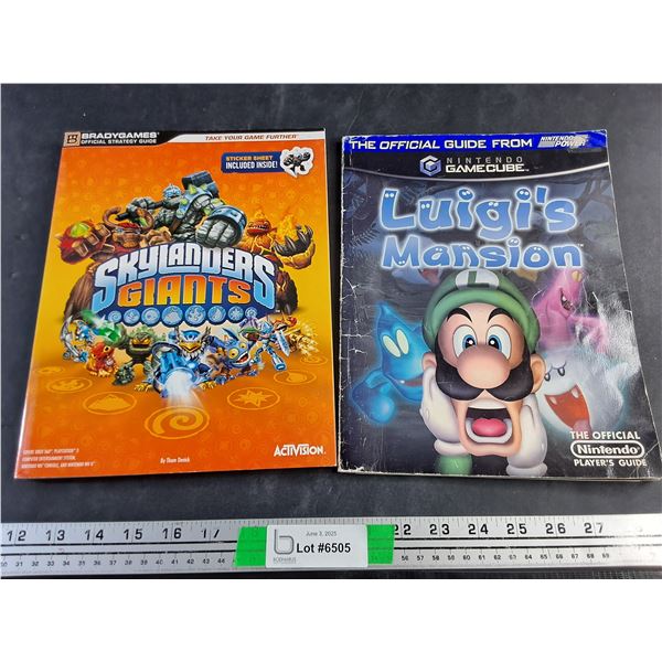 Skylander Giants and Luigi's Mansion Magazines