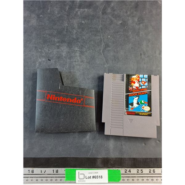 Nintendo Super Mario Bros/Duck Hunt Cartridge- Authenticity Not Guaranteed