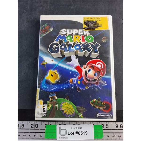 Nintendo WII Super Mario Galaxy Game