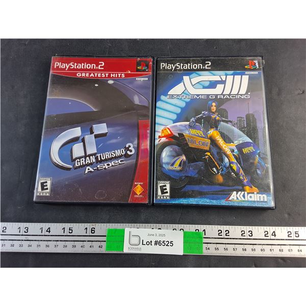 PS2 Games - Gran Turismo 3 and Extreme G Racing