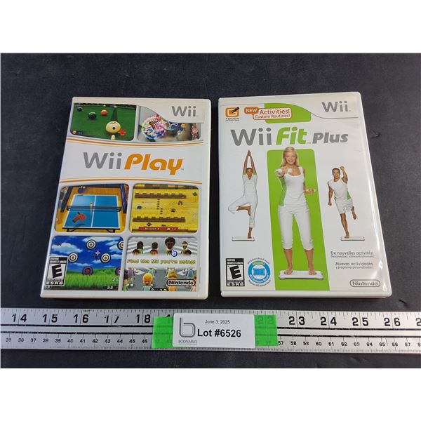 Wii Play and Wii Fit Plus Games