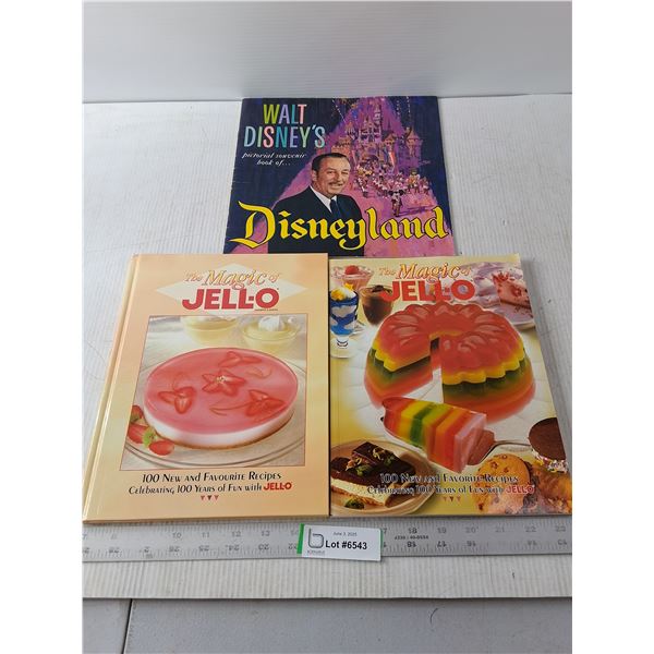 Magic of Jello Books and a Walt Disney Book