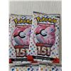Image 2 : (10) Sealed Pokemon Scarlet & Violet 151 Trading Cards - Cannot Guarantee Authenticity
